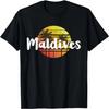 Maldives Sunset Vintage Souvenir Shirt