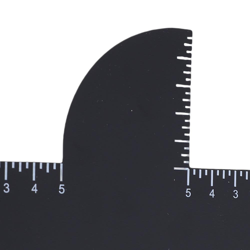 4pcs Reusable Hairline Shaping Tool Easy To Clean Edge Line Up Tool Barber Enhancement Card For Men