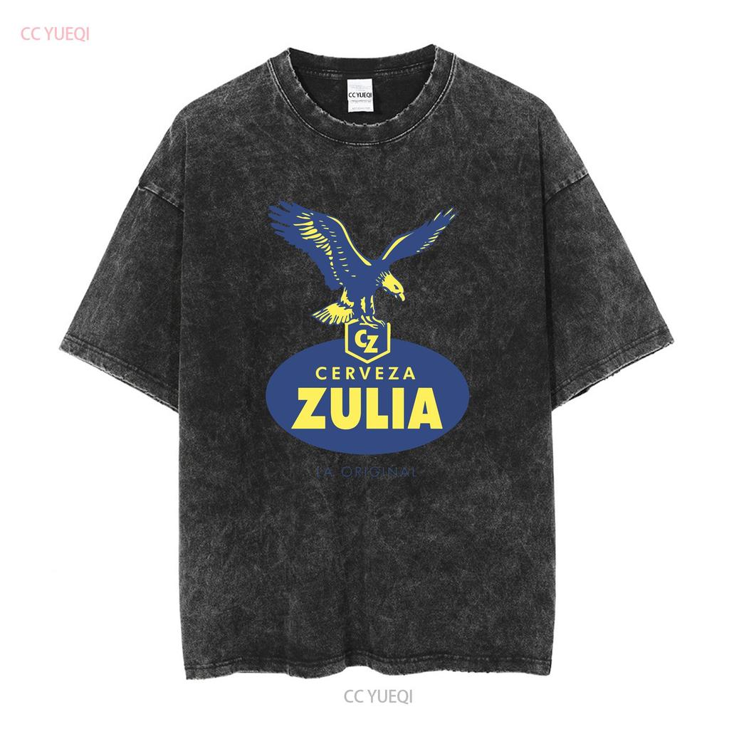 Cerveza Zulia T Shirt La Original Logo Beer Hecho En Venezuela Maracaibo Bien Fria Long or Short Sleeves Vintage Washed Stylish