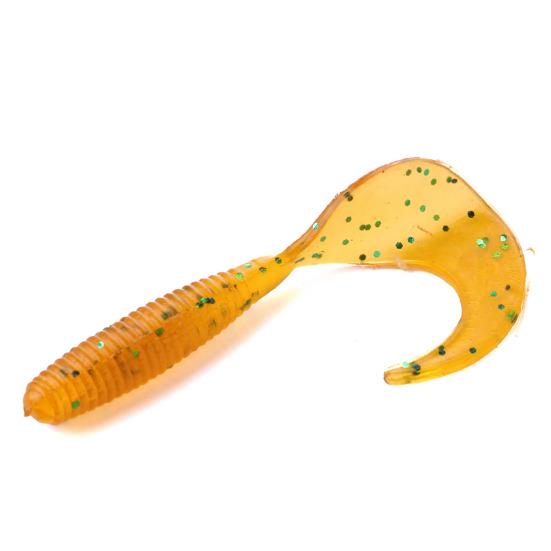 Fishing Bait Set with Treble Hooks Realistic Design Bright Colors Compact Design Portable Soft Lure Fake Bait Accessories