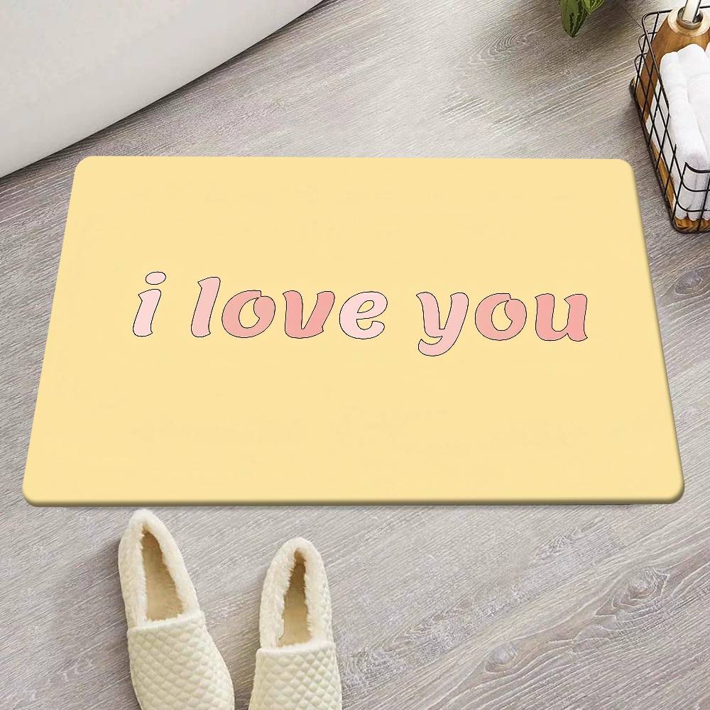 I Like You Kitchen Mat Cheaper Anti-slip Modern Living Room Balcony Printed Modern Home Decor