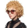 Fashionable Retro Cat Eye Polygonal Sunglasses For Women UV Protection Street Photography