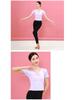 Huayu Women's Short Sleeve V-Neck Modal Dance Top for Adults