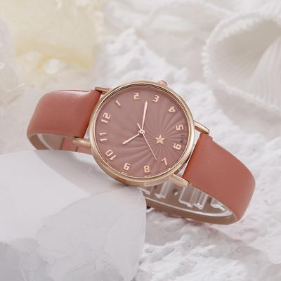 Elegant Quartz Wristwatches for Ladies Fashion Student Watch Business Dress Watch Gift PU Leather