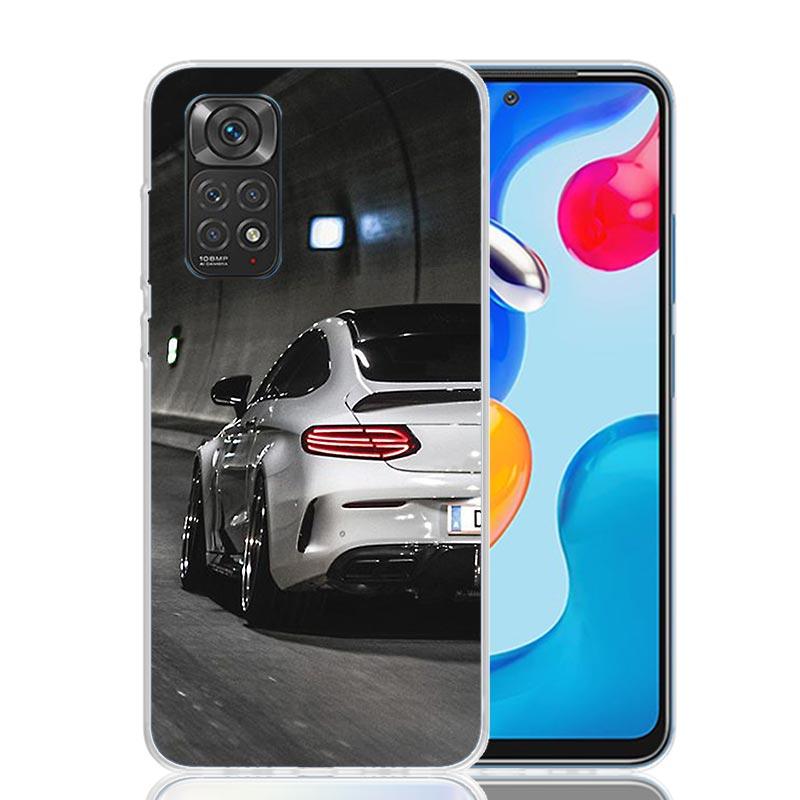 Sport Car C63 E63 S63 G63 Phone Case For Xiaomi Redmi Note 13 14 15 Pro Plus 12S 12 14S 11S 11E 10 10S 11 11T 5G 4G Cover Coque