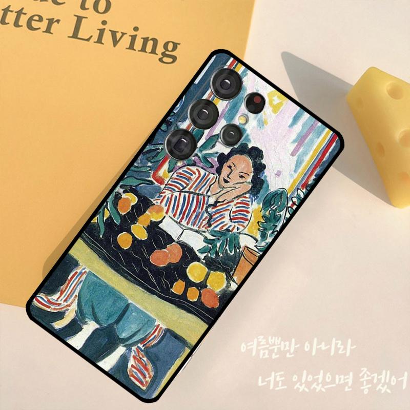 Henri Matisse Art Painting Phone Case For Samsung Galaxy S25 Ultra S9 S10 S20 S22 S21 S23 FE S24 Plus Back Cover Shell