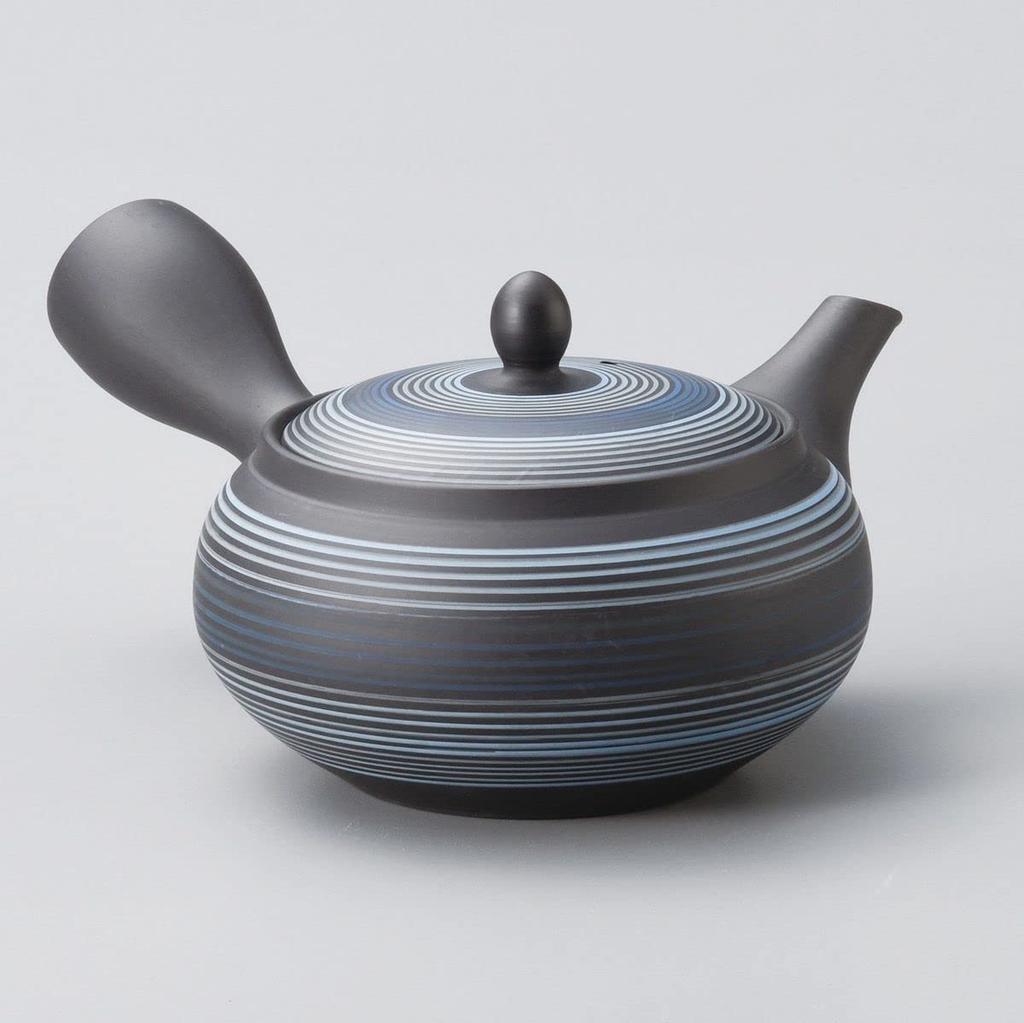 J-kitchens Commercial Tokoname Ware Teapot with Strainer, 340cc, Made In Japan