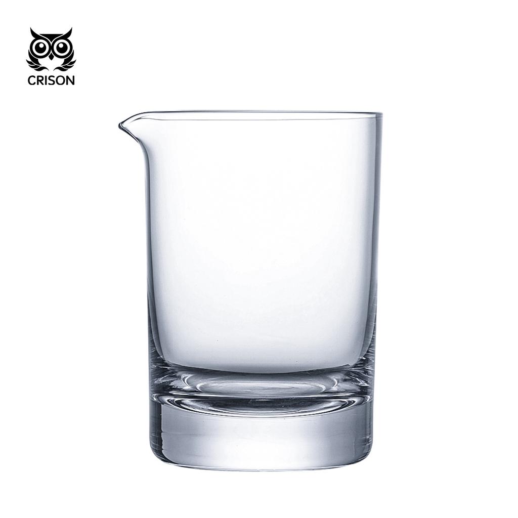 CRISON MG702/705 Handmade Crystal Glass Cocktail Mixing Cup Bar Tools for Mixology And Bartending