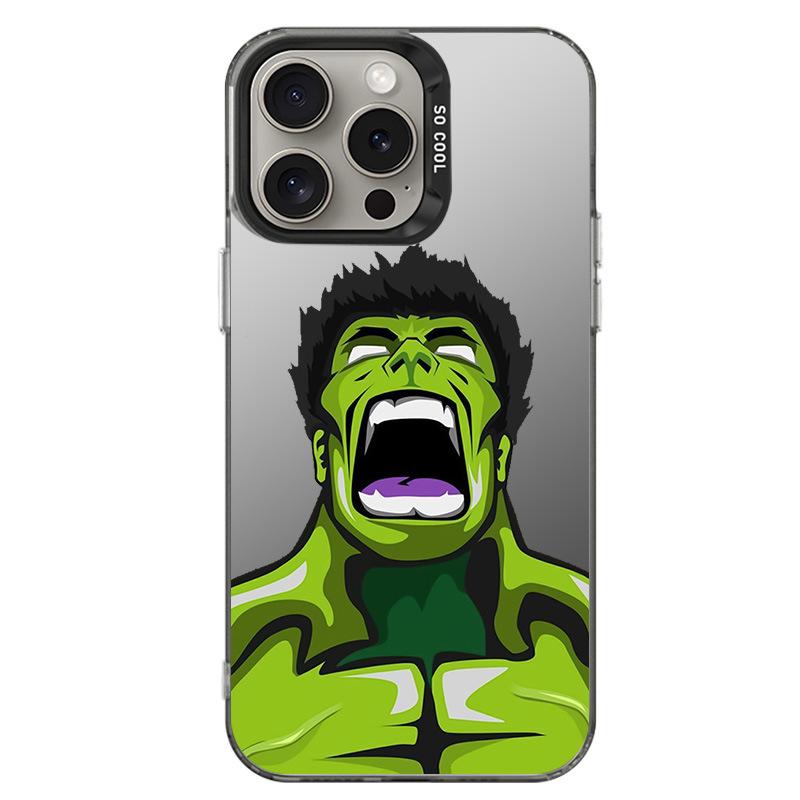 Hulk Hawk Silver Cross-Border Phone Case for iPhone 15, 14, 13, 8, 1