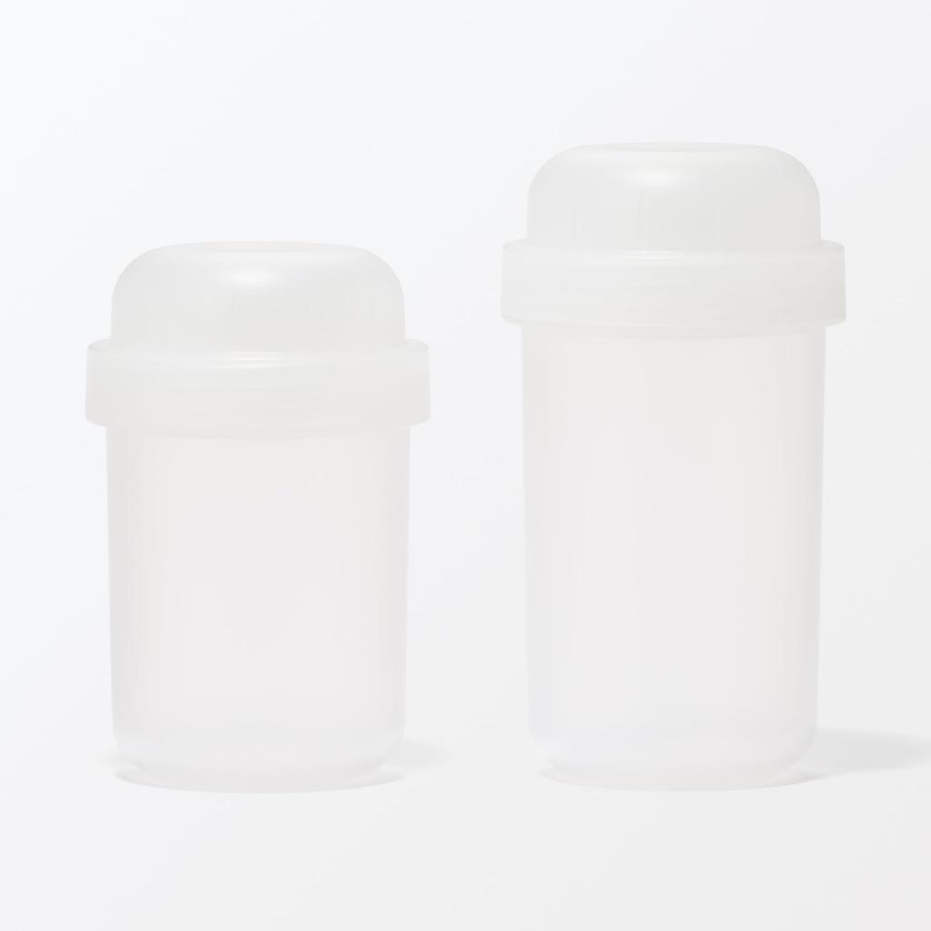 MUJI Lunch Capsule with Topping 84683862 Cup, Clear, 450mL,