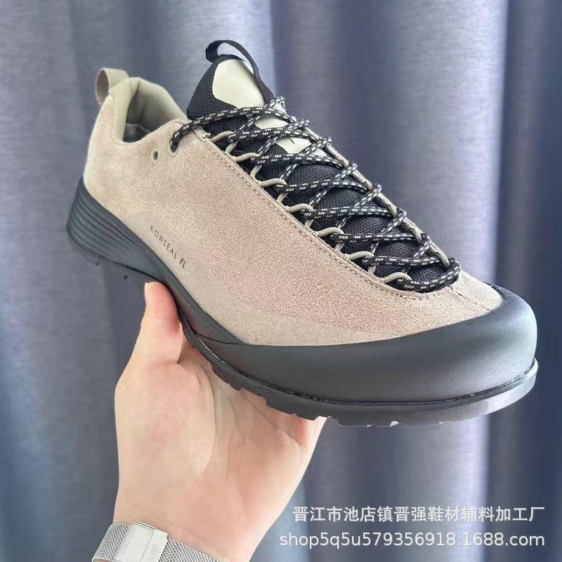 

Original single bag head men s shoes outdoor mountaineering wear-resistant hiking shoes mesh comfortable breathable sports and leisure shoes 44