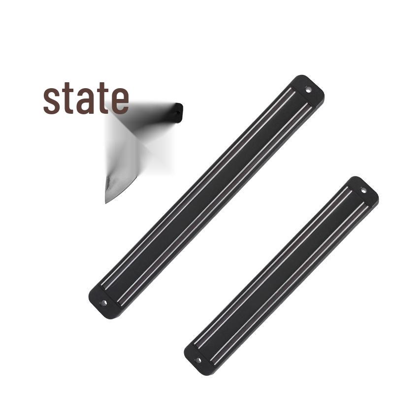 Wall-Mounted Magnetic Knife Holder: Punch-Free, Strong Plastic Suction for Kitchen Knives.