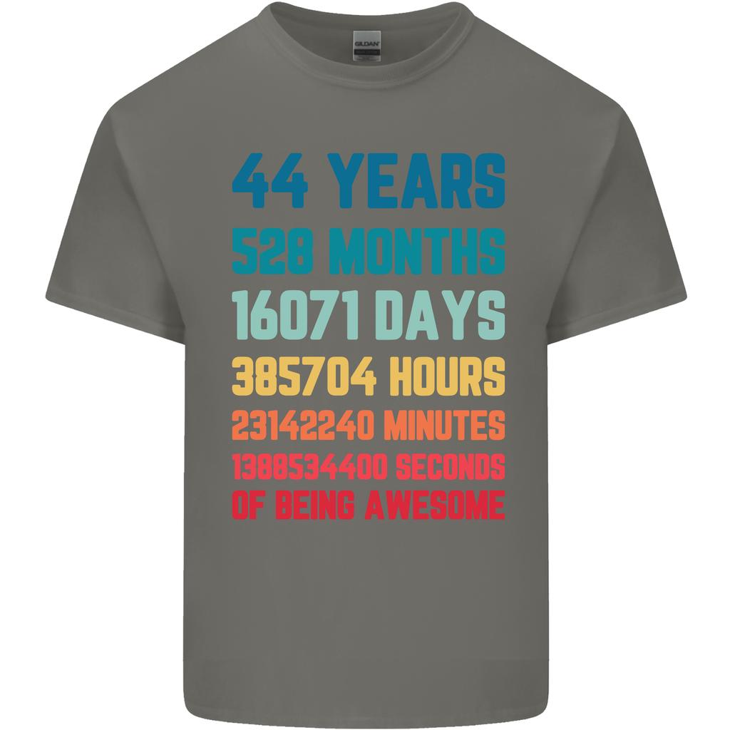 44th Birthday 44 Year Old Unisexs Light Cotton TShirt