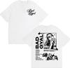 Singer Bad Gyals Album Tour Graphic Tshirt for Men and Women Hiphop Summer Print Pure Cotton Casual Shortsleeved top