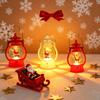 4pcs Christmas Candle Lantern, Retro Oil Lamp, Portable Christmas Decorative  Hanging Lanterns, Battery Operated Xmas Light
