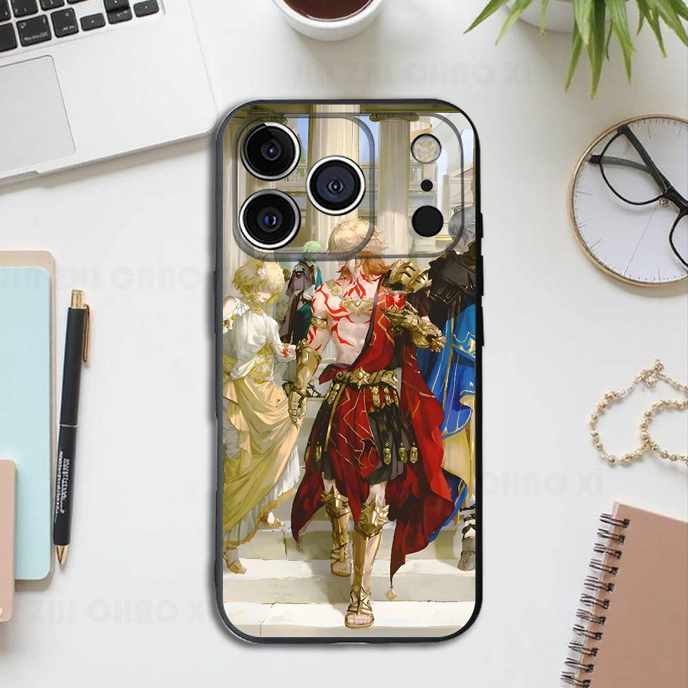 

Gilgamesh II Fate Black Phone Case For IPhone 17 16 15 14 13 12 13 12 11 Pro Max Plus XS XR Silicone Soft Back Cover iPhone14