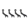 4PCS RC Helicopter Connecting Rod Set Plastic Replacement Parts Linkage Rods for Wltoys K124 K170