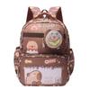 Capybara Cartoon Child Backpack Large Capacity Breathable Anti Water Splashing