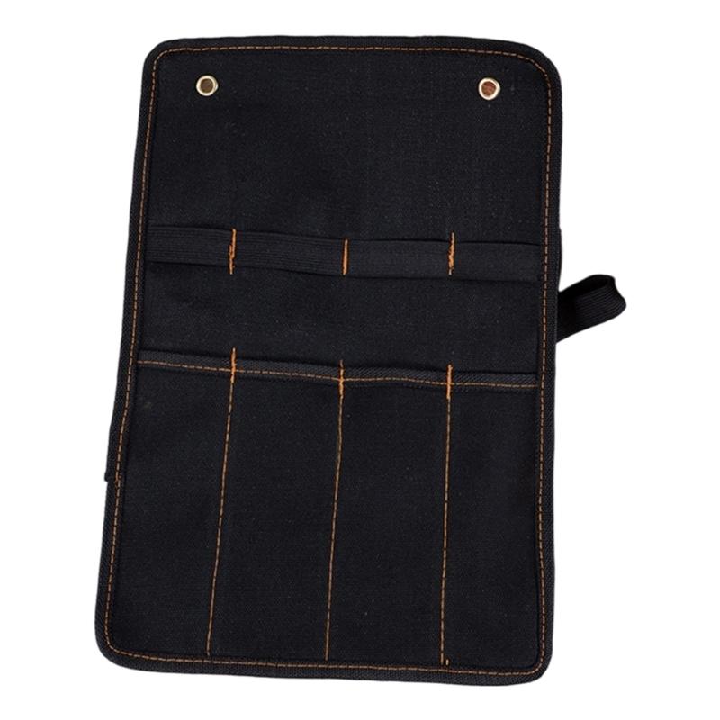 Chisel Carrying Case Organizer Canvas Wrench Pouch For Cutter Hammer Gouges Carpenter Pocket Tool Roll Holder