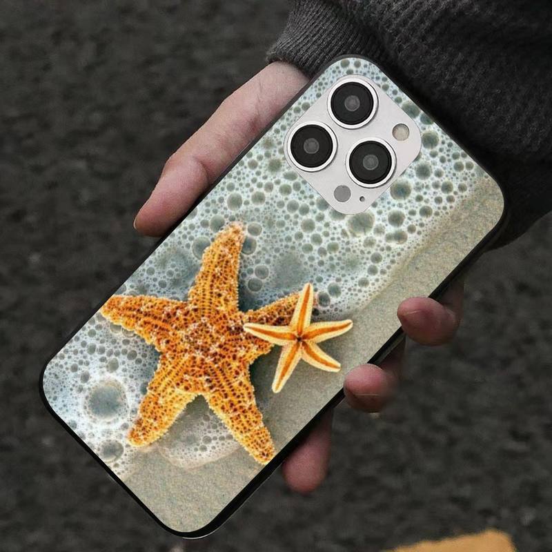 Seaside Shells Phone Case For Iphone 7 8 Plus X Xr Xs 11 12 13 Se2020 Mini Mobile Iphones 14 Pro Max Case