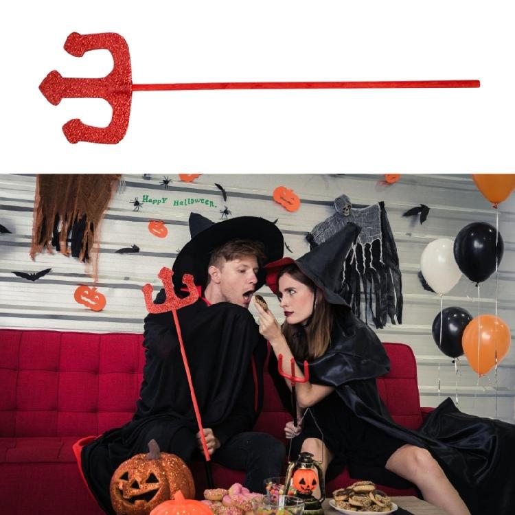 Devil Costume Decorations Set Halloween Party Props Devil Horn Ears Headband Set