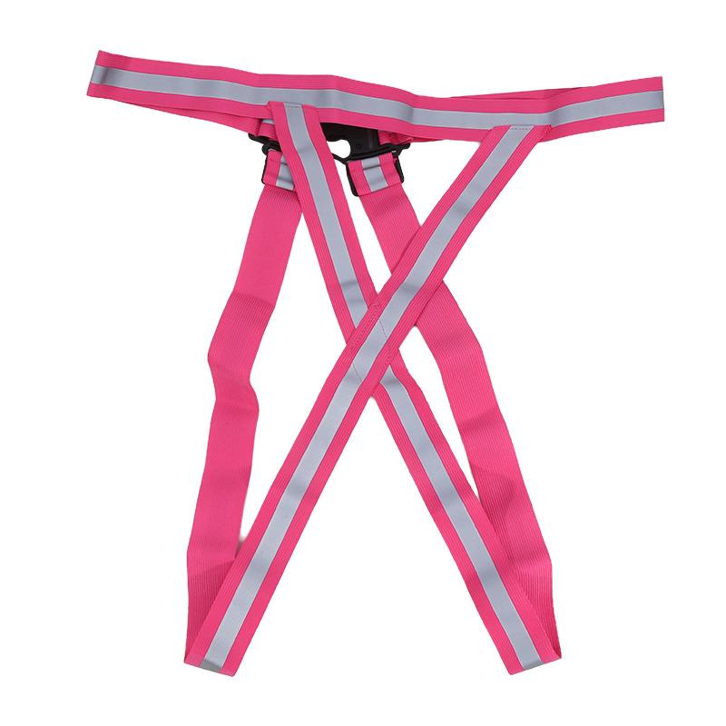 Cycling Highlight Reflective Straps Night Work Security Running Reflective Straps High Visibility Adjustable Reflective Vest