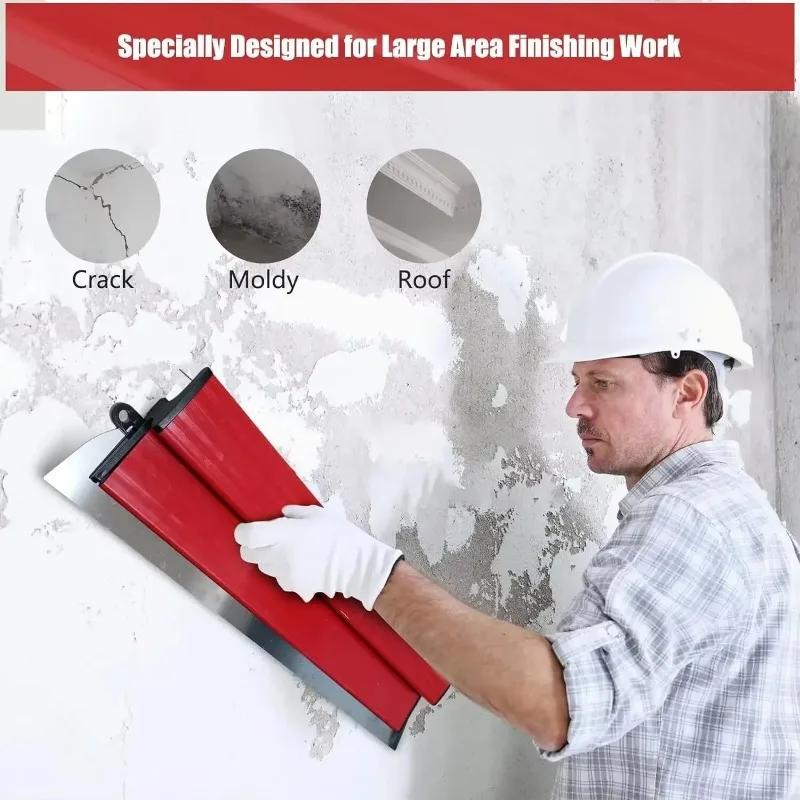 Drywall Smoothing Spatula Skimming Flexible Blade Painting Finishing Skimming Blades Building Tool Wall Plastering Tools