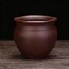 Ceramic Flower Pot Tall Design With Rough Sand Material For Office Desk Plant Decoration