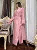 2024 Elegant Women's Solid Color Slim Fit Lace-Up Long Dress