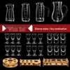 ZISIZ Glass Wine Decanter