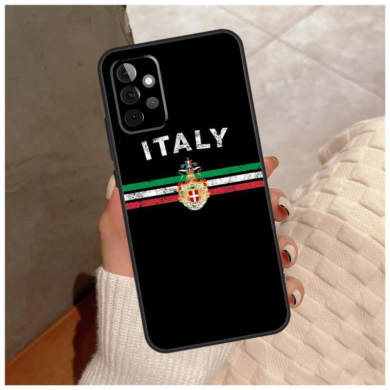 Cover Bandiera Italia per Samsung Galaxy A15 A35 A55 A32 A12 A22 A52 A06 A54 A34 A14 A56 A36 A26 A16 A13 A53