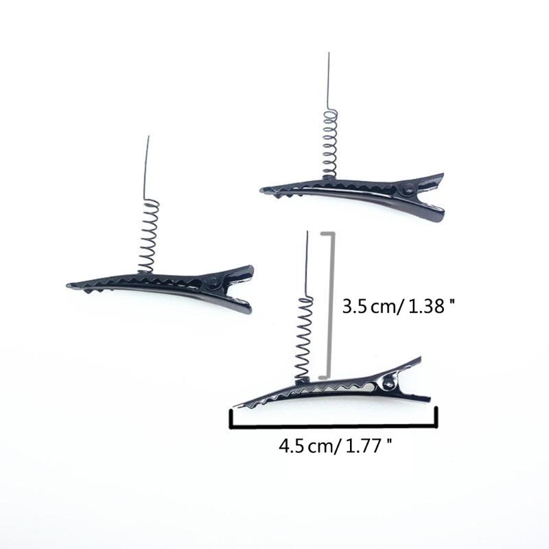 Secure Hairpin Crafting Attachments Convenient Hairpin Crafting Supplies Chic Barrette Clip Attachment with Spring