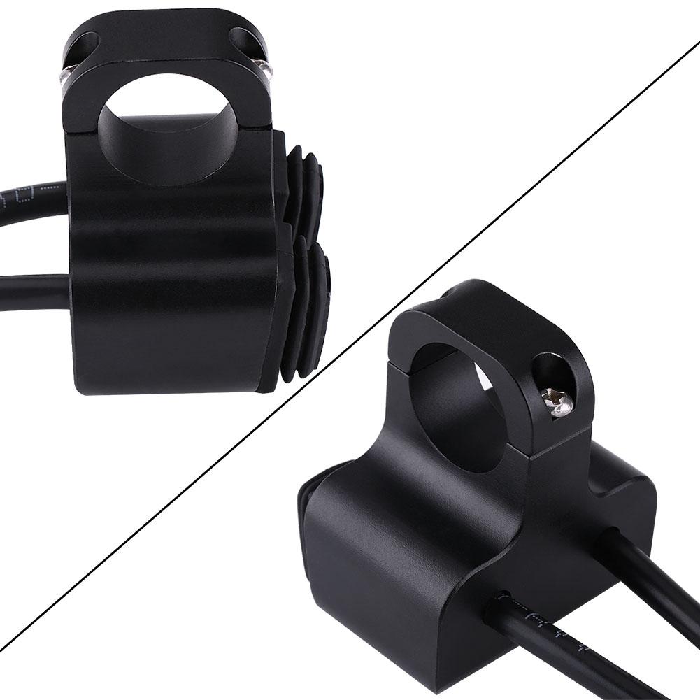 3 Way On/Off Dual Control Motorcycle Handlebar Mount Hdlight Hdlight CNC Aluminum Alloy Handlebar Control for Motorcycles