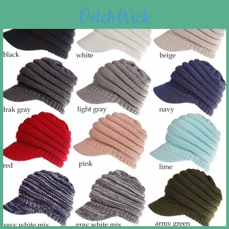 Fashionable Women's Messy Bun Beanie With Soft Stretch Knit For Winter Comfort