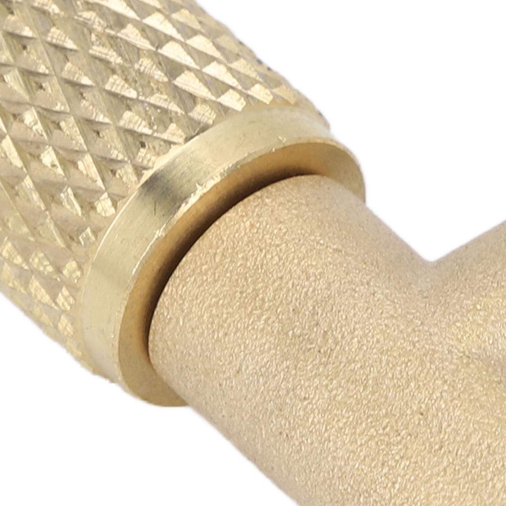 Conditioner Quick Coupler Tee Adapter with Valve Core Brass 1/4in SAE Sturdy Structure HAVC Tee Adapter for R22 R12 R134