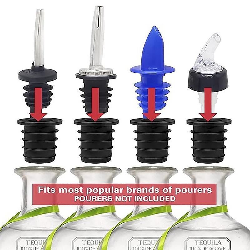1/4/6 Stück Ausgießer-Adapter Perfekt für große Olivenölflaschen und Spirituosenflaschen bis zu 1 Zoll/25 mm