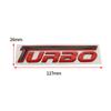 3D Metal Sticker TURBO Badge Emblem Sticker For BMW Mercedes Volkswagen Chevrolet Peugeot Kia Ford Honda Toyota Car Accessories