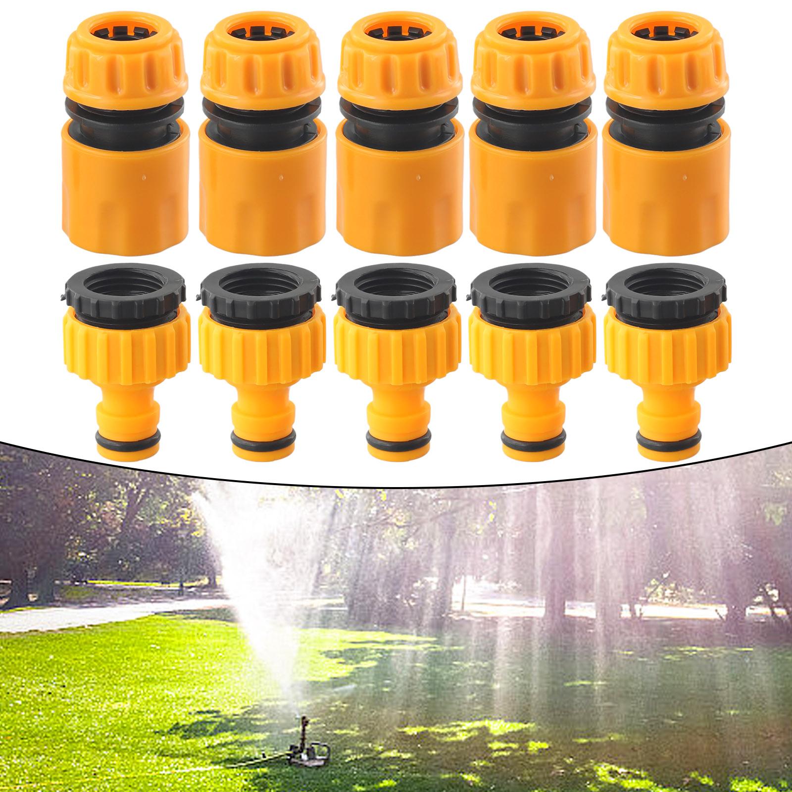 Affordable 10pcs 34 & 12 Inch Graden Hose Water Tap Threaded Connector Faucet Adapter Perfect for Car Wash and Garden Irrigation