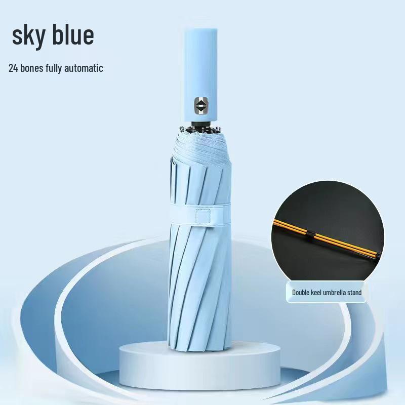 Dual-Use Anti-Storm UV-Proof Student Umbrella