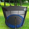 Round Trampoline Sunshade Cover Mesh Material Trampoline Protective Tool For Picnics Backyards 6/8 Poles Trampoline Accessories