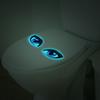 Creative Blue Eyes Bathroom Toilet Home Background Beautification Sticker