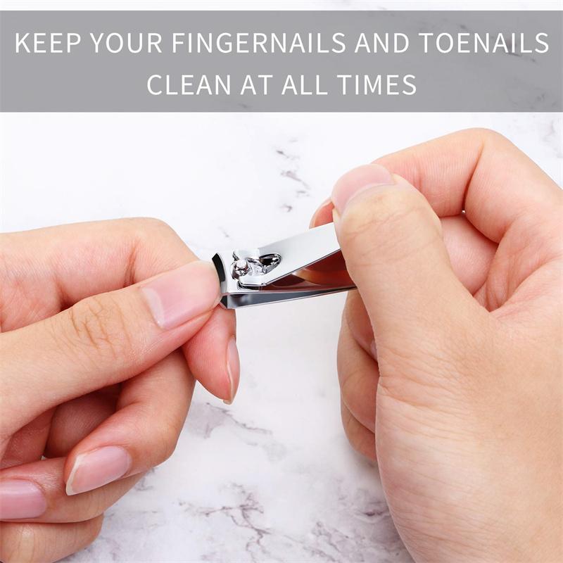 12/15 PCS Nail Clipper,Premium Stainless Steel Fingernail Clipper Cutters, Fingernail Clipper Cutters with Nail File Sharp.