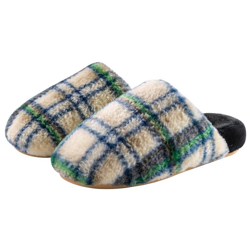 2025 new plush cotton slippers winter home indoor warm shoes non-slip thick-soled cotton slippers