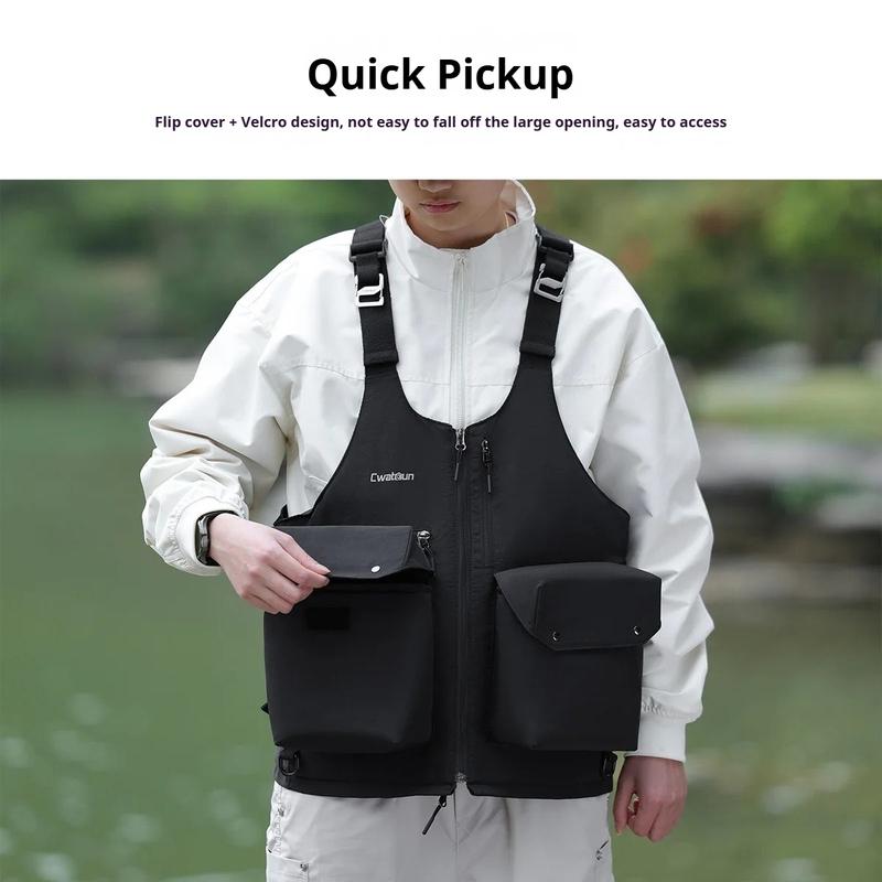 Multi-Functional Photography Vest Outdoor Light And Comfortable Camera Bag Can Store Shoulder Bag Fanny Pack