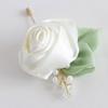 Artificial Rose Flower Set Elegant Silk Rose Boutonniere In Various Color for Wedding Ceremony and Parties