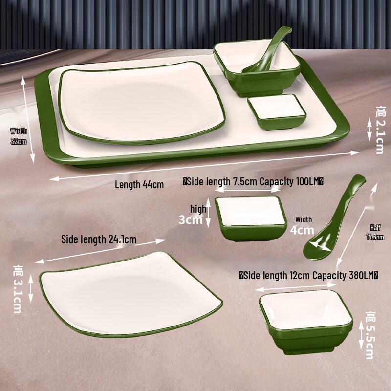 Ruhan Commercial Canteen Tableware Set