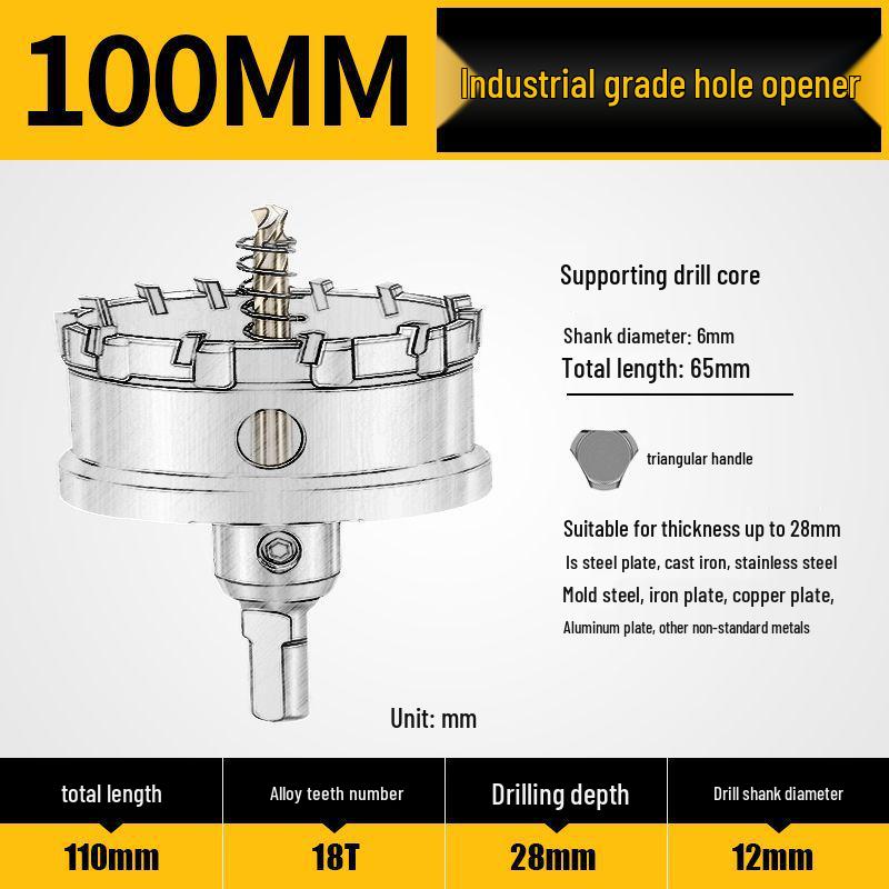 Stainless Steel Hole Expander Drill Bit for Metal and Aluminum Plates