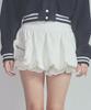 Lililiri Sweat Balloon Mini Skirt_White