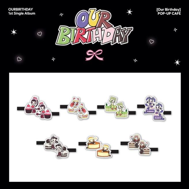 Pre-order OURBIRTHDAY Our Birthday POP-UP Acrylic Hairpin