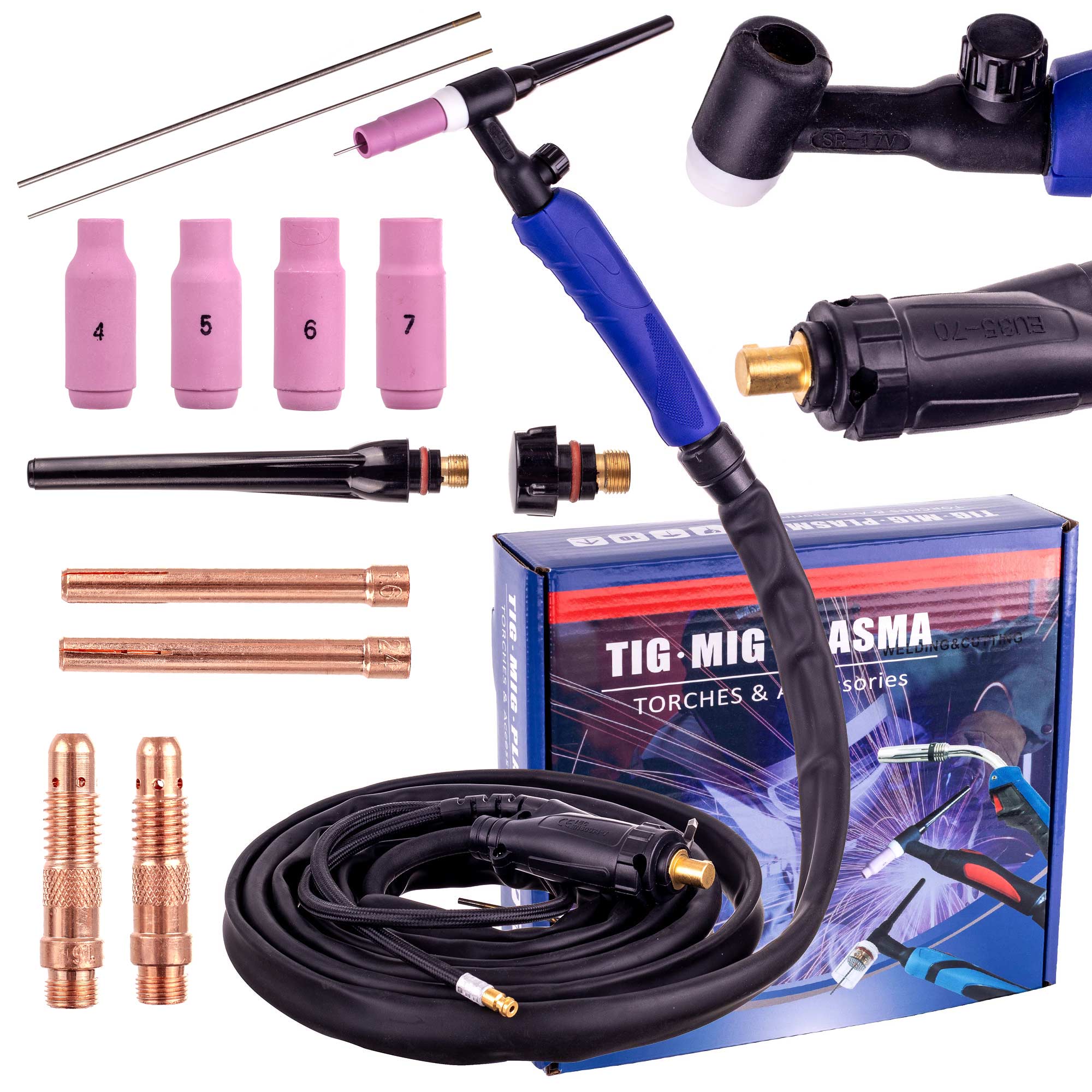 Tig Lift Welding Torch Sr-17V 4M
